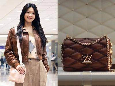 秀英机场“美拉德穿搭”秋冬必学　LV古铜色手袋散发时髦高级感