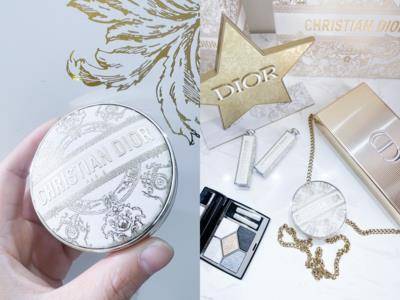 圣诞彩妆／DIOR金色刺绣气垫粉饼美疯！1万元就能买到手拿包＋4支唇膏超佛