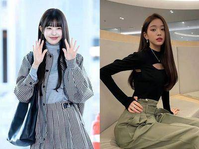 张员瑛甜酷少女风穿搭解析　微高领胸口挖洞粉直呼：漂亮姐姐