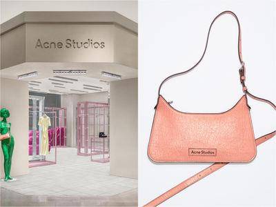 Acne Studios中国台湾首店开幕了！抢看绝美店装、Y2K美学“裂纹皮革包”必收