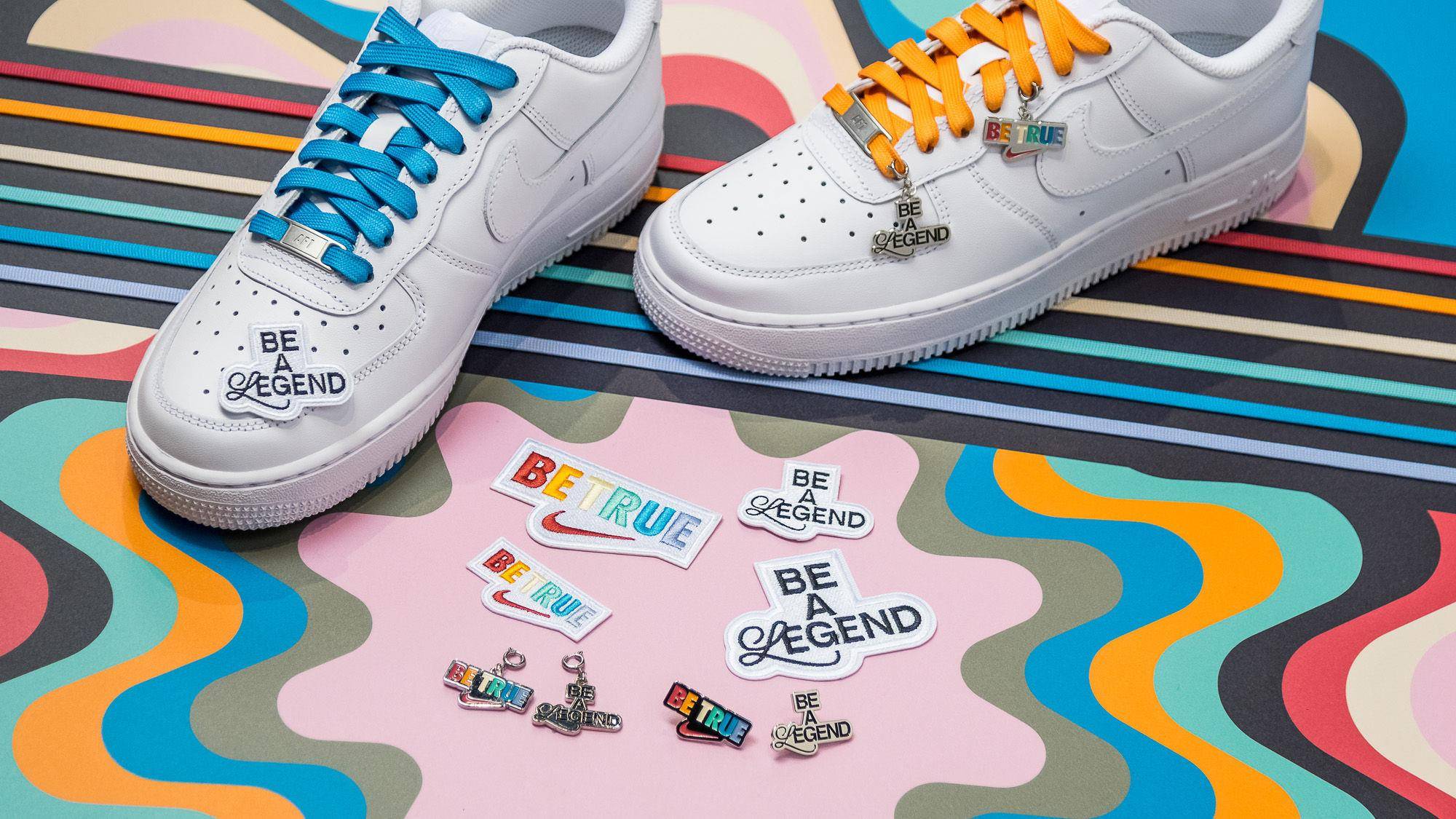 Nike挺同志游行！潮流艺术家打造笑脸运动员、Be True彩虹客制小物登场 时尚穿搭 图4张