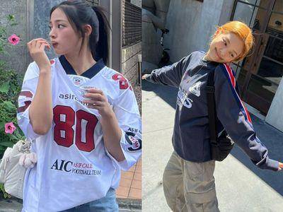 衣柜里就少一件它！韩Idol都爱穿“复古球衣T恤”　最便宜千元有找