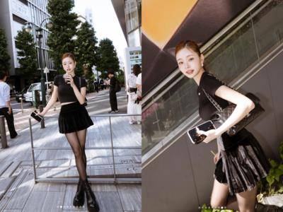 宋智雅千元靴搭黑丝袜穿出好质感！20万包上身随便拍都大片