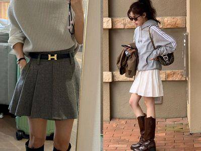 跟着韩妞穿！秋季最夯“上厚下薄”穿搭技巧　时髦保暖又显瘦