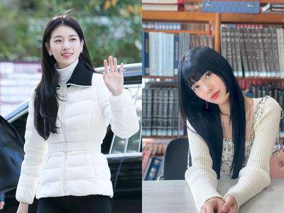 秀智把平价羽绒衣穿出“GM初恋”仙气！纤细腰身女神比例藏不住