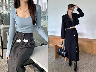 假胯宽、梨形身材穿搭技巧！掌握“裤头折线＆长度”修饰肉肉更显瘦