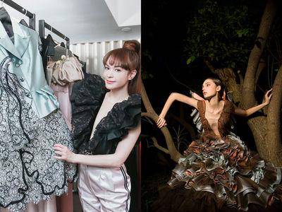 中国台湾高订教父方国强24年来首秀! 张榕容着迷蝴蝶礼服“感觉被呵护”