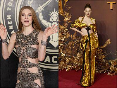 最美跨性别模特儿穿Prada黄金战袍仙又辣！《饥饿游戏》宣传被封红毯精灵