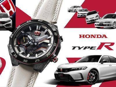 Honda联名EDIFICE表帅翻被秒杀　蜂窝面盘像进气孔