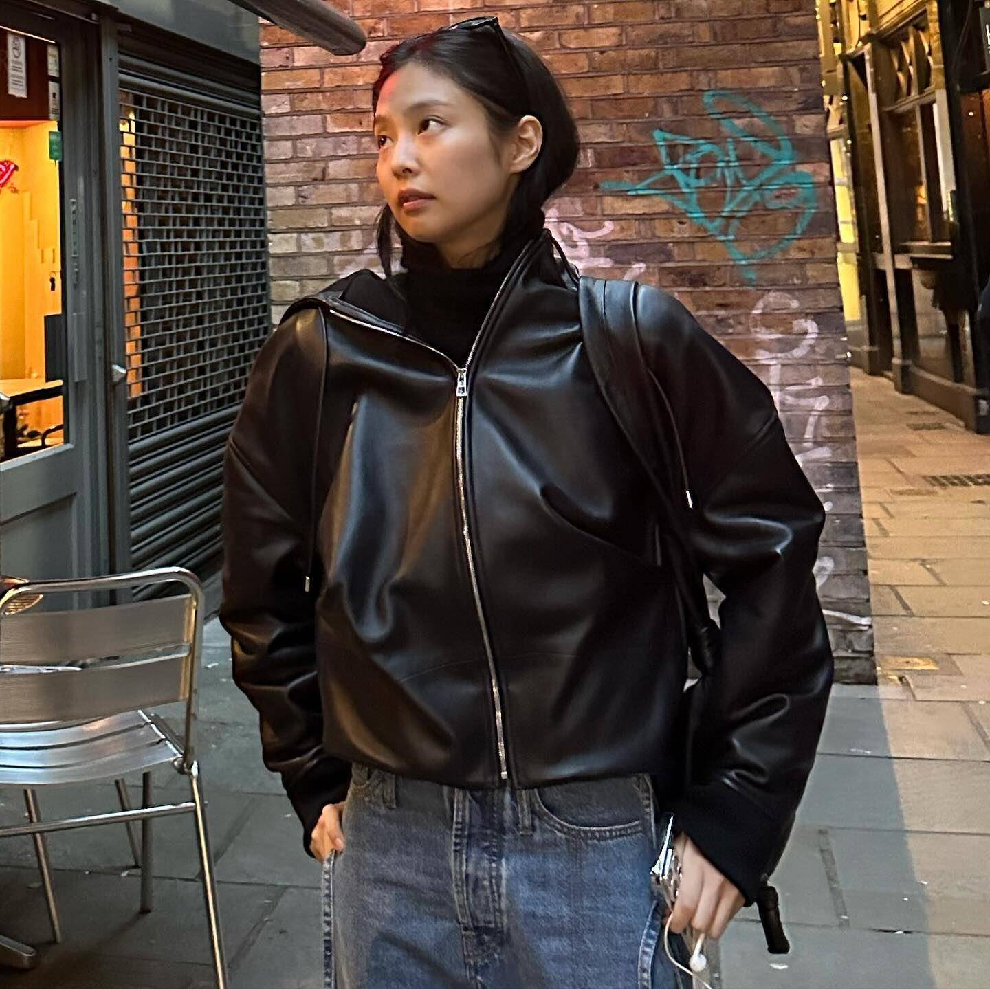 Jennie香奈儿羊毛外套暖呼呼又可爱　3款黑外套时髦游英国 名人名流 图3张