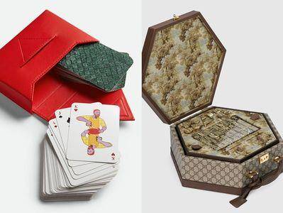 BV也入精品桌游坑！编织纹扑克牌太时髦　还有LV西洋棋、GUCCI麻将组