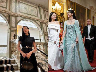 BLACKPINK“白金汉宫晚宴穿搭”被问翻！礼服＋同款精品包帮你搜出来