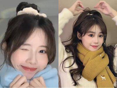 4款“围巾发型”学起来氛围感满满！简单一步骤就完成　加码平价CP款