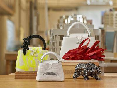 LV把熊与鱼都变成包！联手建筑大师Frank Gehry出限量款　保证一眼爱上