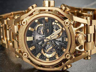 史上最贵G-SHOCK 1260万卖出！　AI设计金表也抗震