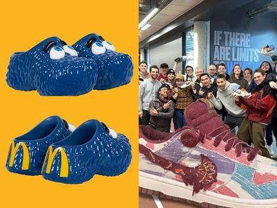 麦当劳联名鞋“Fry Guy”有趣味大眼睛　Nike限量《旺卡》Dunk超想要