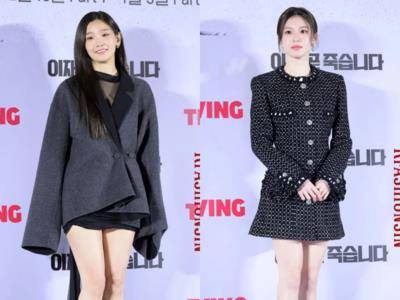 朴素淡下衣失踪尽显美腿太火辣！高允贞小香风穿出仙气感