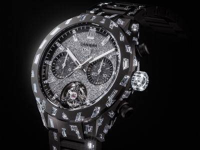 TAG Heuer前3贵的千万表袭台　实验室培育钻陀飞轮闪爆