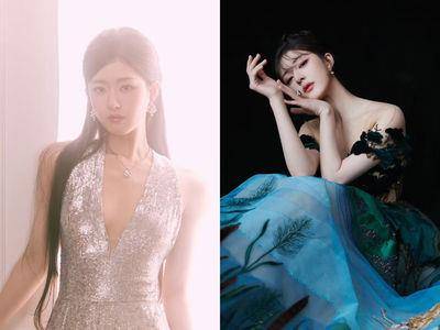 赵露思“化身丛林公主”2套礼服美翻了! 镂空枝叶刺绣藏不住好身材