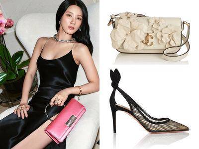(G)I-DLE薇娟同款！年末吸睛配件Jimmy Choo钻石包、AQUAZZURA芭蕾舞鞋必收