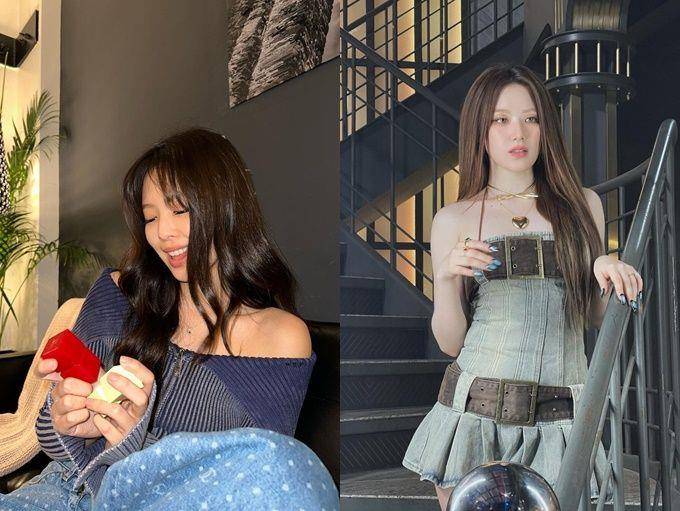 韩韶禧私服爱穿的小众品牌　复古针织衣抢到断货、OPEN YY高颜值超火红 最新资讯 图4张