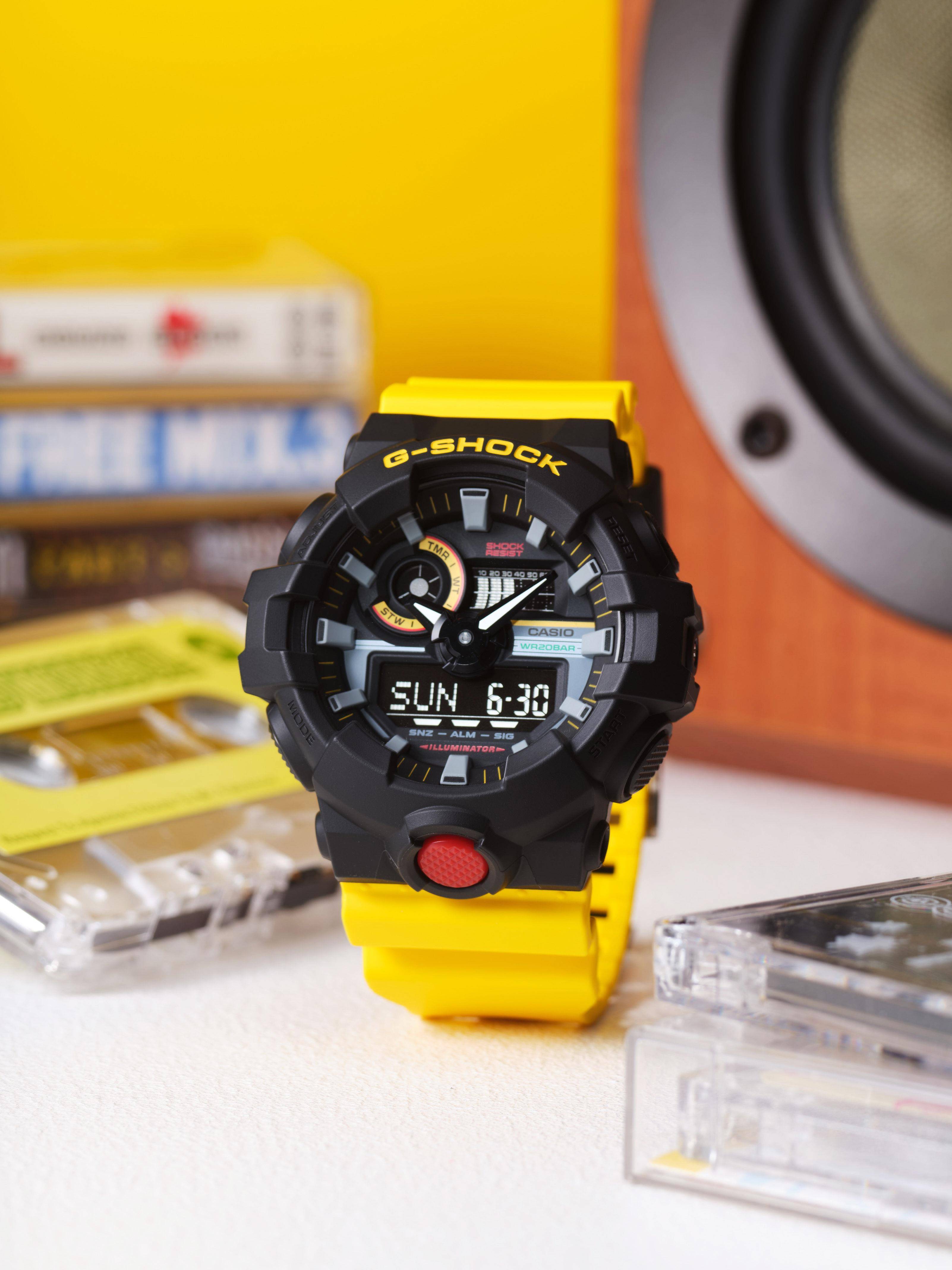 复古卡式录音带启发G-SHOCK　鲜艳表吹80年代复古风 最新资讯 图3张