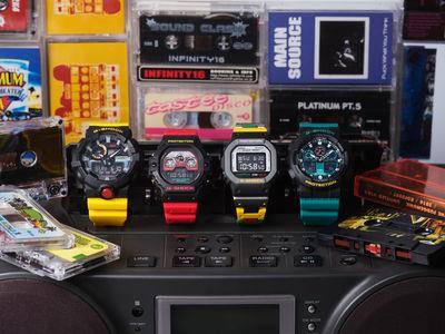 复古卡式录音带启发G-SHOCK　鲜艳表吹80年代复古风