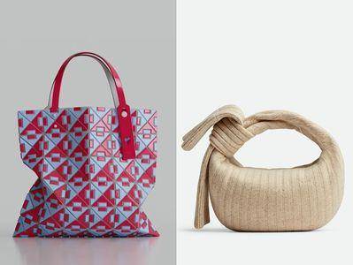 三宅一生BAOBAO包拼出新图案、BV把毛衣扭成可颂包　摆放犹如艺术品