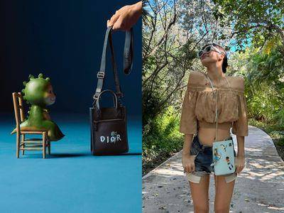 DIOR联名“绿色小怪兽”穿出可爱帅　Lisa背的LOEWE企鹅包藏专属标记