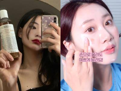 韩妞都会的美颜技巧：润泽霜变水光腮红膏、金盏花水更滋润