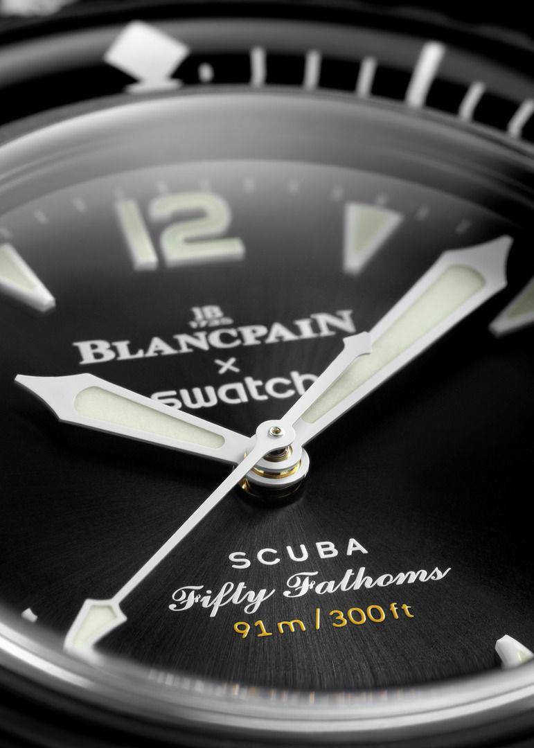 Swatch每天限买一只的表又来了！　联名Blancpain黑月表超帅 奢侈品牌 图2张