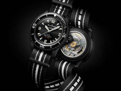 Swatch每天限买一只的表又来了！　联名Blancpain黑月表超帅