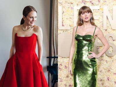 亮・珠宝／长耳环、短项炼正夯　泰勒丝戴满4副耳饰闪爆红毯