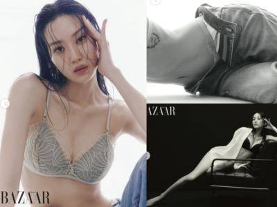 文佳煐水蛇腰纯欲感拉满！仅用白衬衫挡私处放送逆天长腿