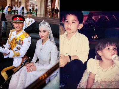 汶莱“亚洲最帅王子”世纪婚礼巨钻闪耀　出卖美娇娘吸奶瓶萌照