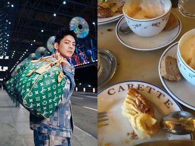 大秀直播／林柏宏带36万元LV夯包起飞　到巴黎先踩点甜点名店