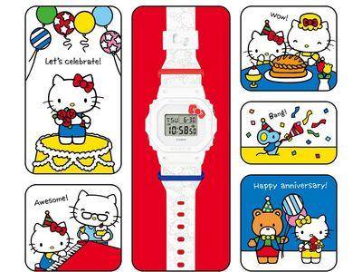 Hello Kitty 50岁生日表开抢　俏皮表情跃表带卡哇伊