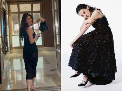 韩韶禧脱高跟鞋打赤脚照样飘仙气　八木莉可子成DIOR学妹