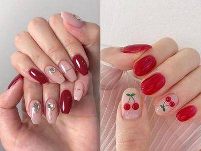 过年必备！六款“喜气红色美甲”推荐　复古宝石、樱桃红应景又可爱