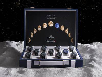 很难买的欧米茄ｘSwatch表11只一次收齐！　套表登拍卖救盲