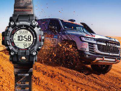 G-SHOCK与TOYOTA拉力车队强强联手　沙漠色防泥表帅翻