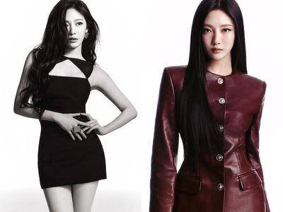 aespa宁艺卓美成“人间凡赛斯”！辣穿皮裙秀超细纤腰接Versace品牌大使
