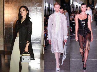 林熙蕾同框邬玛舒曼力挺Tory Burch大秀！女神气场爆发　自曝到纽约必做1事