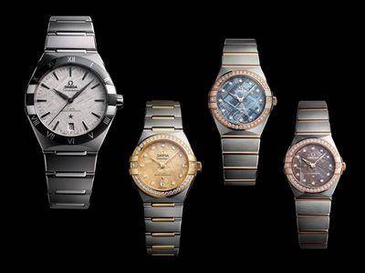 戴欧米茄不怕撞表　陨石面星座表款款唯一