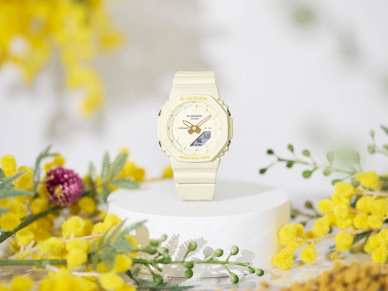 妇女节捧含羞草花、戴黄表最潮　G-SHOCK致敬女性推特别版 奢侈品牌 图1张
