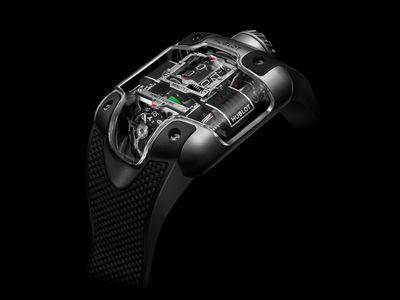 风・Luxury／方块上下跑上炼　HUBLOT 35度倾斜陀飞轮前卫吸睛