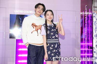 宋柏纬化身白马王子抢逛班尼顿快闪店 李沐晒情人节缤纷穿搭