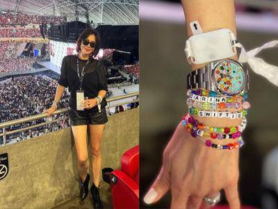 刘嘉玲跟风戴泰勒丝“友谊手炼”　绝配22万劳力士庆典表