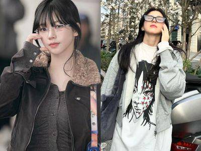 韩星吹起“眼镜时尚”　气质无框眼镜Karina、Jisoo也好爱