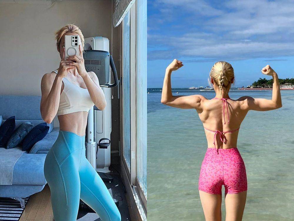 《体能之巅》女神沈音灯食量比男生大！体脂11%还有超狂腰臀比 时尚穿搭 图3张